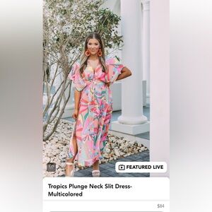 Multicolored Vacation Dress